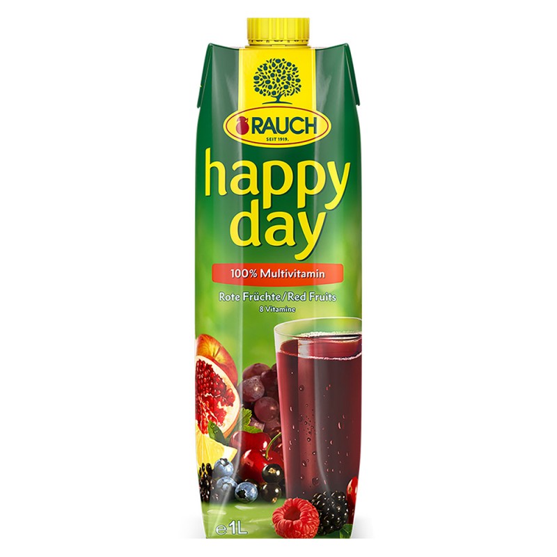 Rauch Happy Day Multivitamin Red Fruits 1L