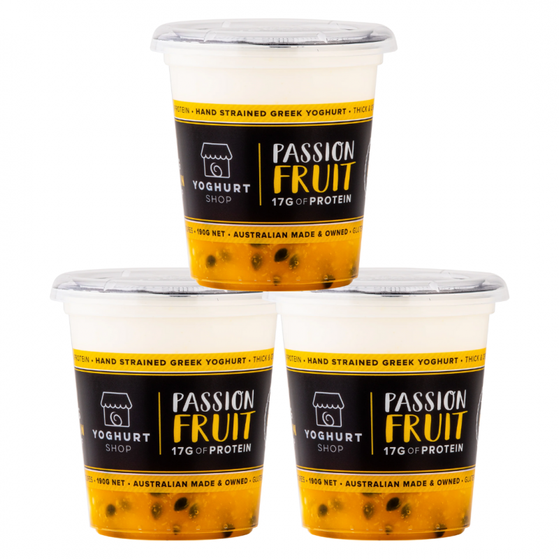 The Yogurt Shop Passionfruit 3 x190g