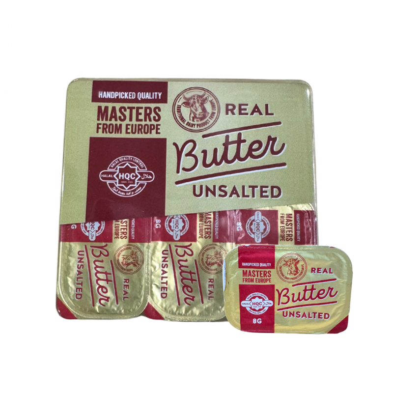 Unsalted Portion Butter 12x8g