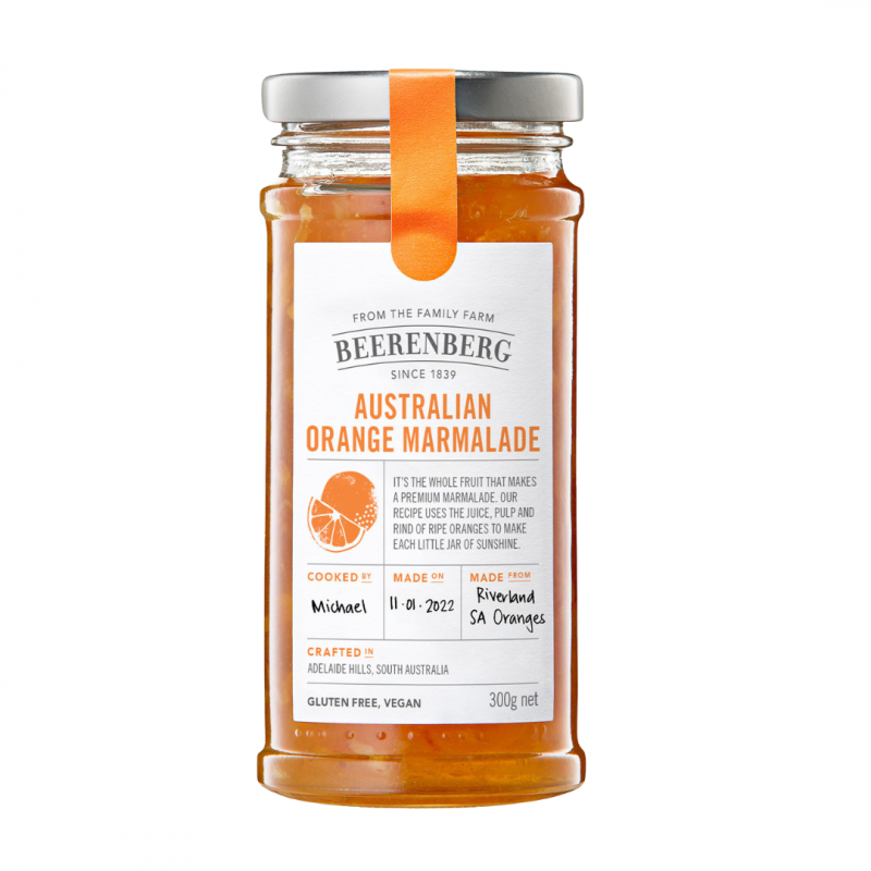 Beerenberg Orange Marmalde Jam 300ml