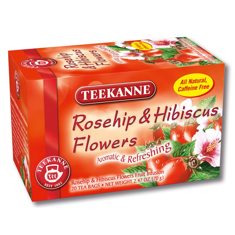Teekanne Rosehip Hibiscus Tea