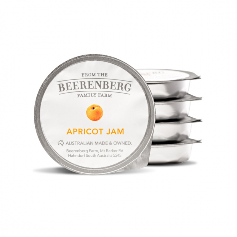 (1 Carton) Beerenberg Apricot Jam 14g – 120pieces