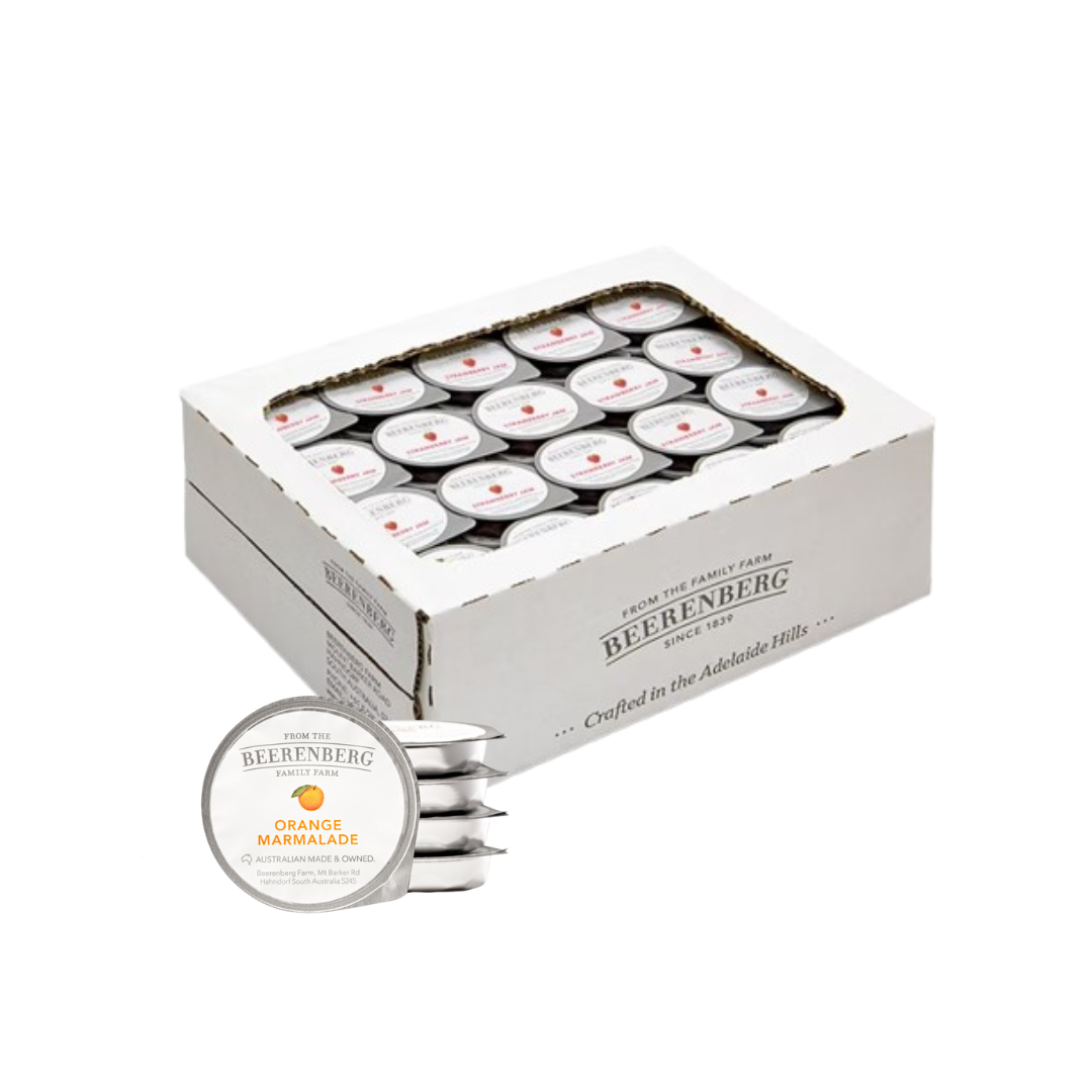 (1 Carton) Beerenberg Orange Marmalade Jam 14g - 120pieces