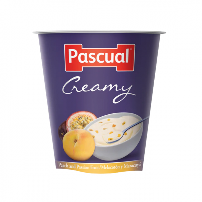 Pascual Creamy Yoghurt – Peach & Passion Fruit 125g