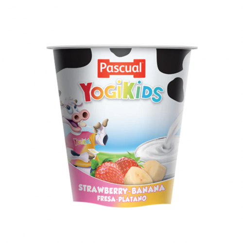 Pascual Yogikids Yoghurt Strawberry & Banana 125g