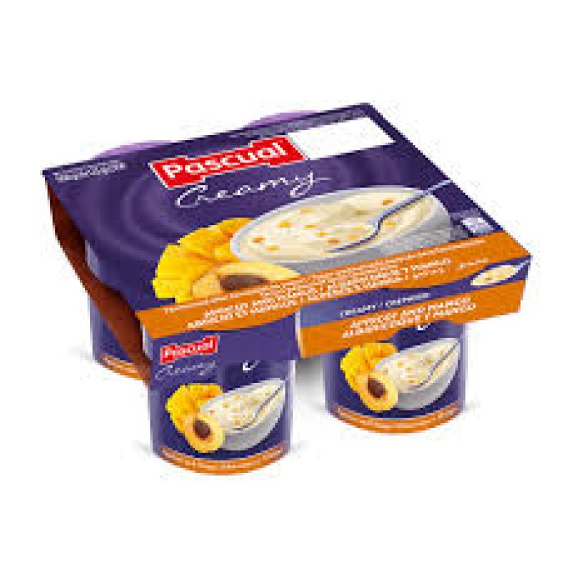 Pascual Creamy – Apricot & Mango 4 x 125g
