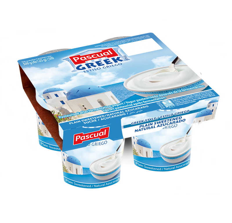 Pascual Greek – Plain 4 x 125g